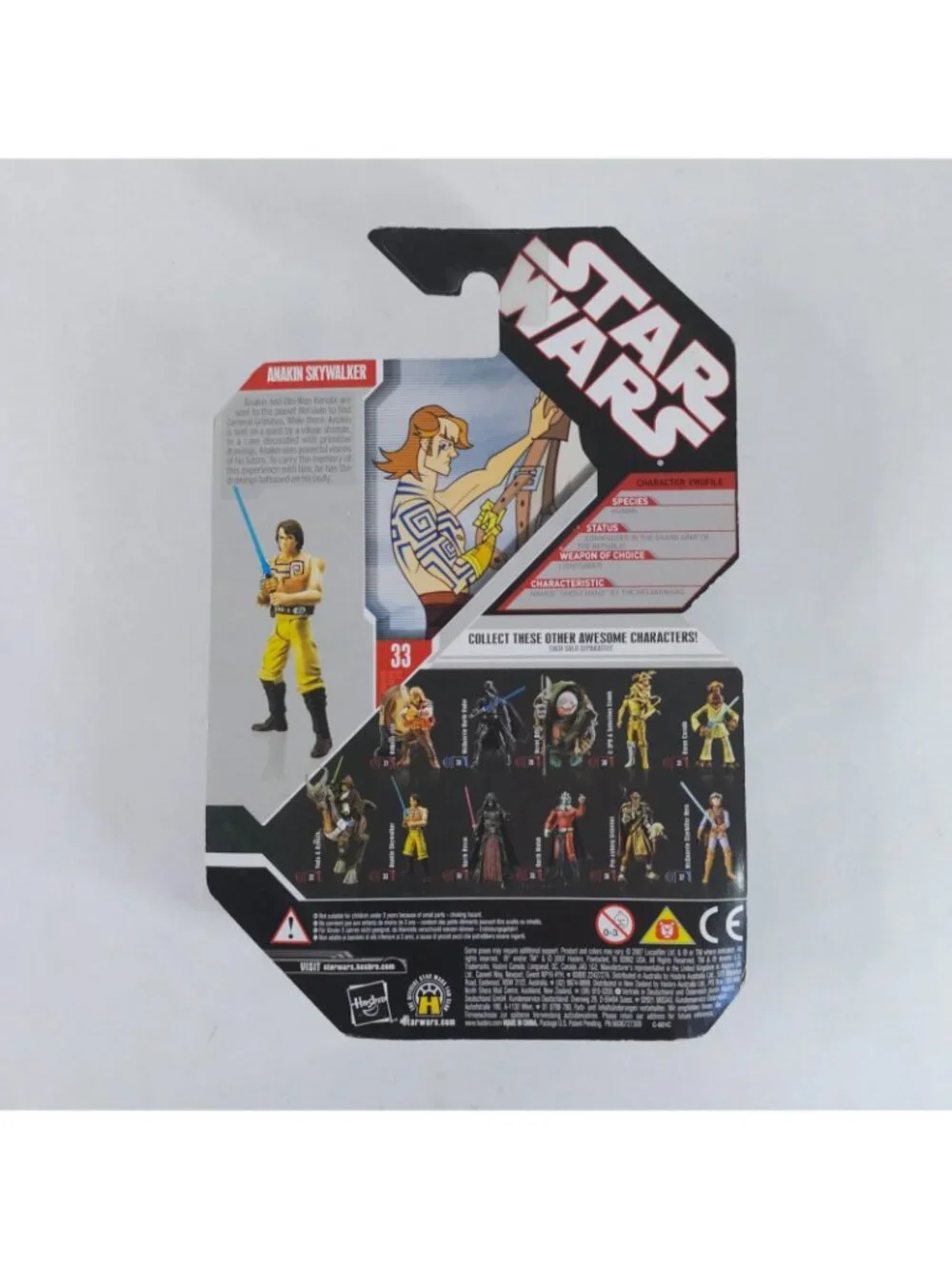 Star Wars Anakin Skywalker 30th Anniversary Expanded Universe Action Figure 2007
